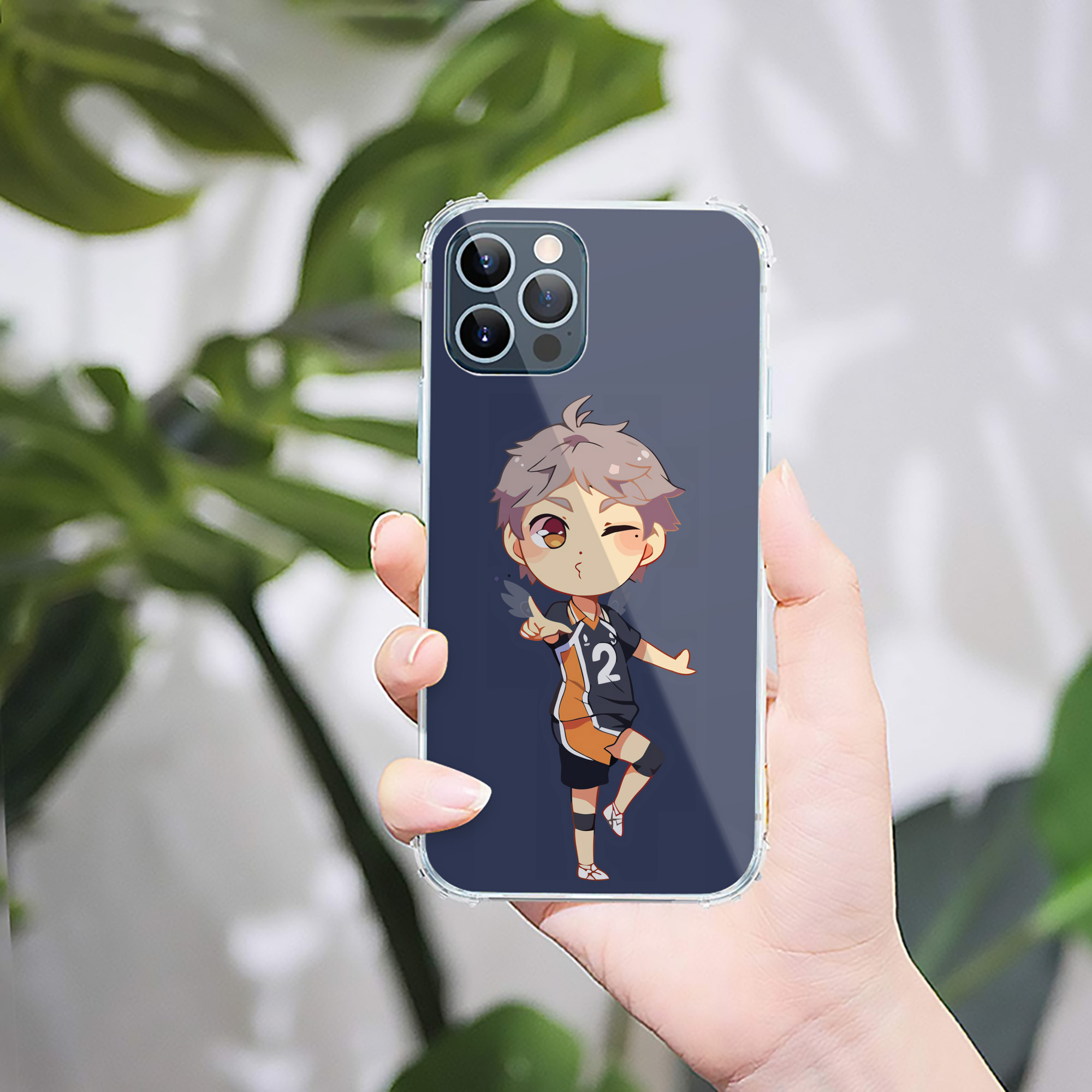 （画像用） ハイキュー!! Haikyu!! 【iPhone 12シリーズ対応】透明スマホケース（クリアソフトケース）